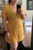 I loved the color and style of the dress. Just a little too short for my liking. I felt it was also very see through, but it would be a great light summer dress otherwise! - Yadira H.