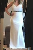 I had originally wanted a Noel and Jean by Katie May dress and then it went out of stock - forever. That was a good thing bc then I found this dress, and besides saving over $1000 I love this dress and it will need next to no alterations besides hemming and getting thicker straps for more support. More money to spend on the honeymoon! - Rebecca K.