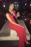 I ordered the red in a size small for my bachelorette party and absolutely love it. I have a small chest so I shortened the straps a tad. I got the waist taken in a bit so it would fit like a glove. I can't wait to wear this again! - Elaine G.