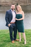 Absolutely love this dress! I got a M and was worried it would be too tight but it fits perfectly. It's not skin tight so it doesn't make me feel self conscious about the little extra skin near my tummy. Highly recommend for any wedding! - Michele W.