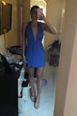 Very cute dress. Wrinkles easily however not a big deal. A little on the shorter side but not too short. Very flattering, too! - Carrie L.