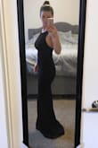I purchased two dresses off Lulus for an upcoming wedding. As soon as I tried this one on, I knew I had to keep/ even tho I was already in love with the other. This dress is so simplistic and yet so eye catching. I'm larger chested and I don't even need to wear a bra, maybe a little tape but it's not necessary! - CHANEL P.