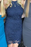 This was my first Lulus purchase and it won't be the last!! I'm usually very self-conscious about form fitting dresses, but this dress made me feel so confident!! It fit perfectly everywhere and I couldn't have been happier!! The lace was thick and it was a high quality dress! I wore it for my grad school graduation and received several compliments! It's so perfect that I am also planning on wearing it on my honeymoon! :) - Gracie P.
