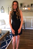 This dress was for senior awards. It fit true to size. I got so many compliments. - Renee C.