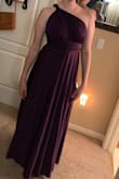 This dress is SO comfy. It does take a couple of people to help tie it but I love it so much. The ties may seem overwhelmingly long but don't worry! I am very tall and this dress was the perfect length even with heels. I recommend 10/10. It's comfy, made me feel sexy and fits to curves. I decided I liked the one strap look! - Montanna B.