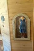 This dress fits me perfectly! I am taller but small bust and it fits me great. So flattering and covers problem areas! - Ruth S.