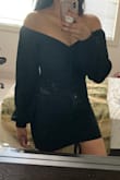 Love this dress. Perfect for my friends birthday party coming up in Atlantic City! It's a super thick material, and the neckline is super cute and flattering. Can't wait to rock it with a cute choker! - Sweta A.