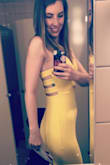 Such a comfortable and flattering dress!!! Does run a bit long, but that was not a problem as I wanted to wear pretty tall heels anyway. Absolutely loved this dress - wore it to an Indian-American wedding last weekend. I'm normally not someone who would try such a bold color, but it looked amazing!!! I felt so gorgeous, it hugged my curves perfectly, and I loved the little peek-a-boo of skin in the ribcage area. - Jennifer K.