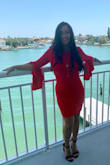 I love this dress. It's classy but without overdoing it so you can wear it at night or day! The material is sturdy and stretchy and gives this beautiful hourglass shape. - Nermeen E.