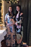 Love this dress. Wore it to my sister's baby shower. It was a little low cut by the chest so I just sewed on a clip to close it so it was a little more modest but other than that it was so cute and perfect! The leg slit isn't too dramatic so you can wear it to many types of events. - Jenna S.