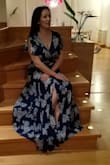 So so happy!!! The color, the fit, the material!!! IT IS an AMAZING dress!!!! - Vicky G.