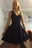 I was a bit worried purchasing something from Lulus for the first time because i hadn't heard of it before, but i went for it.
I'm so glad i did it fits so well (I bought an XS); perfect length, waist size, and chest size.
I bought it for a dance based occasion and it flares a little which is great, i cant wait to wear it out with some nude/white heels!
Thanks Lulus! - Baylee W.