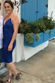 I wore this in Miami - after a quick dinner outside the material turned my fingernails blue!!(see picture) It fit good, but should only be wore inside?! - Rachael A.