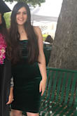 I love this dress! It is super flattering and it can be worn to a nice event. I have large love handles and I wore this with spanx and it really highlighted my waist and drew attention away from my hips. I'm usually not a velvet type person, but the material is gorgeous and I highly recommend this dress! - Alicia B.