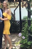 This dress looks/fits exactly as expected from the pictures. I love it! I ordered a small and a medium and kept the medium. - Lindsay B.