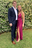 I LOVE this jumpsuit. I got so many compliments on it and it was so flattering and comfy. I purchased a medium which was perfect but it JUST fit my torso. I have a very long torso so that's why, so if you're any taller than me and have a long torso, consider ordering a large. The straps are stretchy though which helps! - Ashley M.