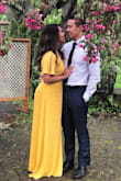 The fit was amazing and the colour just popped! Loved this dress! - Diana B.