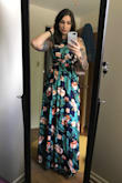 I am in LOVE with this dress! I ordered for a beach wedding in Mexico and cannot wait to wear it. The material is light and airy, perfect for tropical weather, but still feels well made and of great quality. I'm 6' and it still just about hits the ground. 10/10 would buy again! - Courtney S.