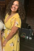 Definitely need to pick underwear that won't show through this. It's very see through. Other than that a very cute outfit. - Danielle L.