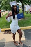 I purchased these shoes for my graduation and they were perfect!!!!! Soooo comfortable to walk in & very cute! Got so many compliments and the shoes were perfect for a girl of my height. I'm about 5'9 , no other heels could have been better! I thank this website soooo much, 10 STARS! - Hailey C.