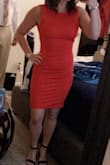 I love this dress. For the most part it fit perfectly, the shoulders were a little big and the strap would fall off sometimes but some fashion tape did the trick. It's a very flattering dress. I wore it for a wedding and got a bunch of compliments. - Nicole C.