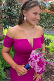 This was such a beautiful dress - fit my daughter perfect!! Amazing color!! - Dawn O.