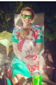 This dress is stunning. The fabric is lightweight and luxurious; the pattern is even more vibrant and gorgeous in person. Every time I wear it, I get a plethora of compliments. - Amanda L.