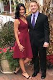 This dress is perfect, the material is thicker but very comfortable! - Courtney