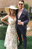 I could not love a dress more. Bought for a wedding, received so many compliments and wore again for a Derby party. Hits perfectly at the waist, very flattering. I'm 5'6" and wore sandals, so it was a little long, but with heels it's perfect. - Amanda G.