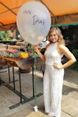 Wore this for my bridal shower and it was such a hit! It's gorgeous!!! The sizing was a little off, the large fit for me in the hips, but the small fit in the top area. I stuck with the large and got the top part altered! It was so worth it! - Donna S.