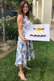 Wore this dress to my bridal shower, it was perfect for the occasion. Love how it fits and the A-line style. I did add bra cups that I bought on amazon since I'm small busted and that worked out perfectly. Can't wait to wear it again. - Nancy S.