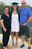 This dress was for my daughters graduation. It was perfect!! We were all so happy with this for our celebration! - Nicole H.