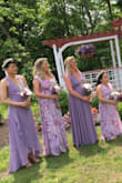 Bought 2 of these for my bridesmaids to go with a floral/solid theme. I was searching for the longest time for a lavender floral bridesmaids dress. This was THE ONE. It flows beautifully, it's very flattering. One of my bridesmaids was a bit shorter than the others and the 2nd was a bit bustier than others, so we altered the dresses to take a long piece of the bottom off for one woman, and gave that fabric to create a built in bralette for the bustier bridesmaids. It worked out perfectly!!! - Julie O.
