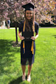 This dress was perfect for my graduation!! The lace was beautiful and it fit perfectly!! Love it. - Clare P.