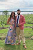 I wore this for a winery wedding and it was everything! Super flowy and comfortable. It was a little big around but I think a small would've been too small. The length was a little long, but nothing a trip to the tailor can't fix. - Shawna N.