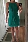 I wore this to a wedding last weekend and received so many compliments! The dress is perfectly fitted up top with enough room in the skirt for wider hips. - Katie D.