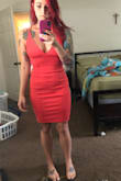 I was nervous about this with sizing. I'm Generally a size small in Lulus  dresses but occasionally a medium. I ended up going with the small and it fits perfectly. - Leah M.