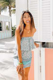 The material is great and the top looks perfect with the matching skirt! Definitely would buy! - Taylor L.