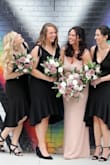 This dress was absolutely breathtaking! My best friend used it for her bridesmaids dresses. It fit all of our different shapes and sizes like a glove! Super stretchy and comfortable. Love this dress! - Emily P.