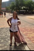 I'm 5'1" fits a little long. I'm usually a large but it was out of stock. so I got a medium, couldn't wait for them to restock, I was going on vacation lol actually didn't fit that bad. But I would have got a large if I had a choice. - Angel B.
