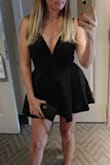 It was snug! But it's built with a lot of frabric and is made very well. I went out for a girls night in Vegas so tight was appropriate. The skort part was very helpful although going to the bathroom you have to get completely naked effectively haha. - Jennifer G.