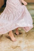 These shoes are elegant, classy and a little sexy. My only issue with them is a "me" problem not a shoe problem. My feet are more like a 7 3/4 so my first time wearing them gave me some blisters, but after putting gel inserts in them, I was so much more comfortable! - Emily B.