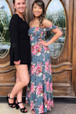 I wore this to a wedding and got lots of compliments on it. If you are in-between two sizes I'd recommend doing the smaller size. Also, this dress was a few inches too long on me before I washed and dried it to shrink it up. So only get it dry cleaned if you do not want it to shrink!! It's such a beautiful dress, buy it! The jewelry, shoes, and purse are all from Lulus. - Joanna F.