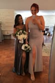 Wore this dress as a bridesmaid dress. Worked beautifully! Love the fit, loved the color, and LOVED the back. 

The straps were a little loose, it was a little short for me and the fabric shows Everything... just fair warning. But overall I can't wait to wear this again. - Augusta H.