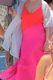 Loved using this cover up for our catamaran trip! Can't wait to wear again on another beach trip. Unique colors,
Very flattering - Wendy T.