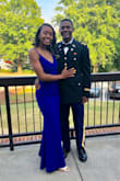 I bought this dress last minute for a military ball, and it fit perfectly! No bra needed with this dress. It's a little heavy but nothing crazy! Material is nice and stretchy as well! I recommend to anyone! - Terra C.