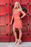 I got a lot of compliments on this dress! Quality fabric and very thick. It fit great, but it was a little bigger in the mid section and lots of side boob room w fabric. The size small I ordered was good but I would order a size down next time. Highly recommend. - Tara D.