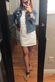 This dress is very versatile. It's good quality, nice and thick. Not see through at all and very comfortable. - Frances C.