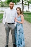 I love this dress and everyone who has seen it has commented on how much they love it! I wore it for my engagement pictures and it fit perfectly! The only thing was it was a little long on me, but when I put 2.5 inch wedges on it was the perfect length for what I was going for! - Kaitlyn H.