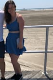 Super cute, as everyone else has said. The skirt does wrinkle easily and the top didn't fit right around my rib cage so occasionally the bottom of my bra would show, but no big deal to me! - Jamie J.